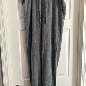 Barefoot Dreams CozyChic Lite Pants Knit in Light Gray